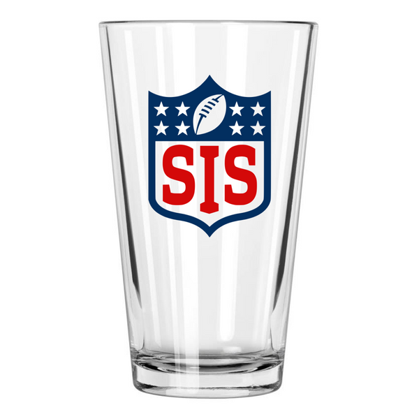 Football Sis Beer Glass