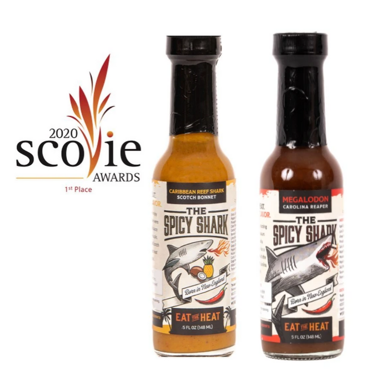 Spicy Shark Award Winning Hot Sauce (2 Bottles)